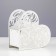 Kashpo wooden "Heart" 18x8.6x14 cm white