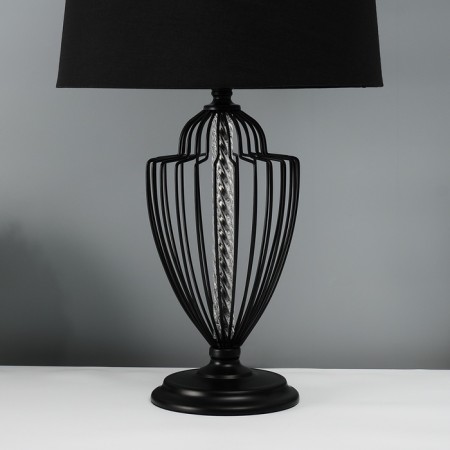 Traffic lamp with lampshade Risalux "Dzhango", E27, 40 W, Black, 33 × 33 × 58 cm-4