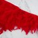 Tesma with feathers turkey, 13-17 cm, 5 ± 0.5 m, red color