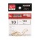 Hooks Kujira Universal 150, GO color, No. 10, 8 pcs.