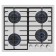 Hound panel Maunfeld EGHG.64.6CW/G, gas, 4 burners, white