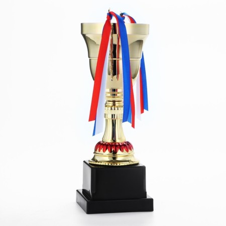 185V Cup, award figure, gold, tricolor, plastic stand, 26 × 16 × 8.5 cm.-4