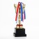 185V Cup, award figure, gold, tricolor, plastic stand, 26 × 16 × 8.5 cm.