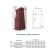 Female skirt, size 62, burgundy color