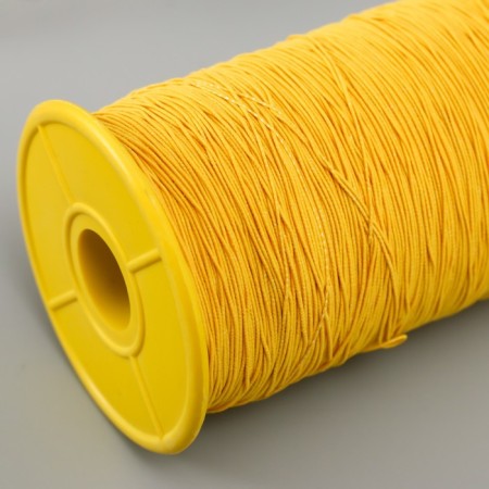 Spandex for beads, length 500 m, col. yellow-2