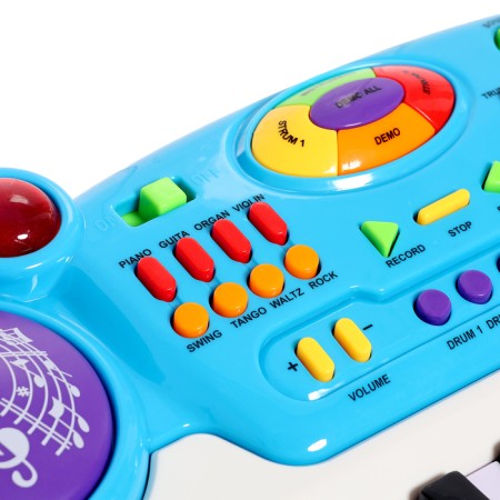 Floor synthesizer "Best Music", with a chair and a microphone-8