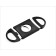 Guillotine for cigars, 9 x 4 cm, black