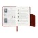 Dated 2025 diary, A5, 176 sheets of Escalada, a solid cover made of artificial leather, pancake embossing, lies, cream block 70 g/m2, brown