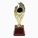 Cup award figure, gold, plastic stand 22 x 9.7 x 7.5 cm