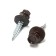 Roofing screws 4.8x30 mm, RAL8017 Brown color, 200 pcs.