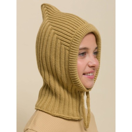 Children's hat, size 53-54, beige color-1