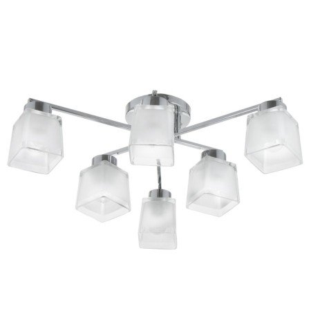 Ariel chandelier 6x60W E27 chrome 66x66x20cm Ritter