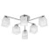 Ariel chandelier 6x60W E27 chrome 66x66x20cm Ritter