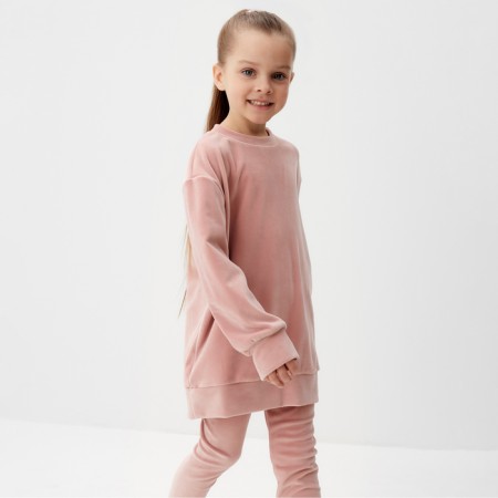 Kidshot costume (sweatshirt, leggings) KAFTAN PLUSHY R.34 (122-128), pink-7