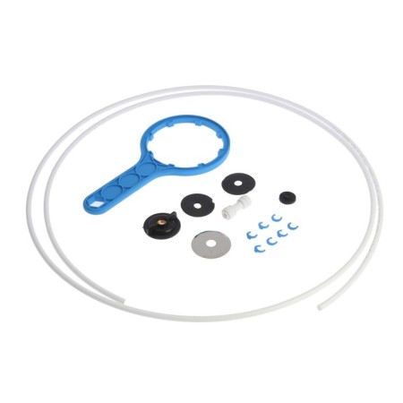 A system for filtering water "ABF-TRIA-Standard", 3-step, for hard water, crane-2
