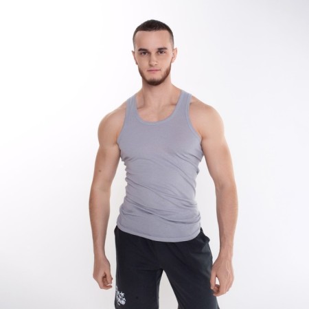 T -shirt male, gray color, size 56