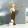 Souvenir Polystone stand "Girl with a blue bow and a cat" D = 26 cm 76x27x35 cm
