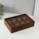 Casket wood for watch 8 divisions "Style" Brown 21x31x7.5 cm