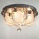 Svetogor chandelier "Zvezda" 4x60W E27 LED lighting chrome 40x40cm