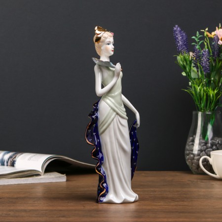 Souvenir ceramics "Margo with fan" 29x6.5x9 cm-1