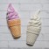 Figure for coloring with the suspension "Horn Ice Cream" 10x4x2cm