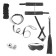 Erotic bdsm set of oka-hpki, black, 8 items