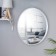 Silver mirror, wall, 60 × 4 cm