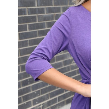 Female dress, size 56, purple color-9