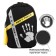 School backpack, ergonomic back Art Hype Dont Touch, 39x32x14 cm