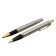 Set Parker IM Core TK223 Brushed Metal GT handle-roll + ballpoint handle, stainless steel case