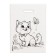 Polyethylene "cat" white-black 30x40 cm 50 μm