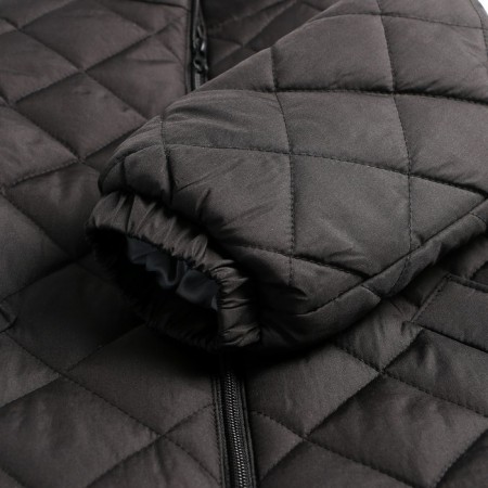 Children's jacket quilted, black color, height 98 cm-6