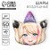 Foil ball 24 "Anime Blonde", a set of 50 pcs.