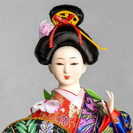 Collection doll "Geisha with a sakura branch" 40 cm-4