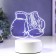 Lumber "Boxing gloves" Led RGB from the network