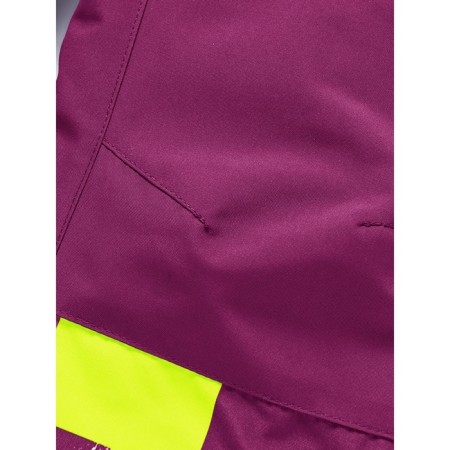 Ski costume for a girl, height 128 cm, raspberry color-19