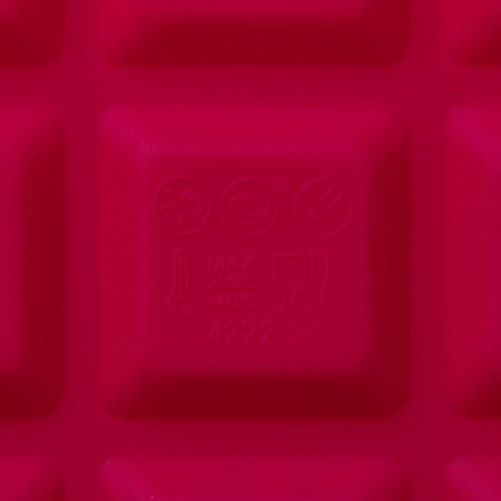 Form for ice “Cube”, silicone, 18.5 × 11.8 × 3 cm, 15 cells 3.4 × 3.4 cm, pink color-5