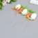 Easter decor on the stick "testicles in sprinkles and carrots" set 5 pcs 6x4 cm