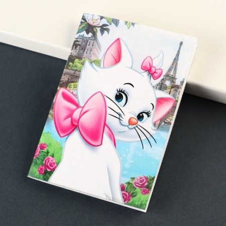 Notepad A7, on the paper clip, 16 sheets, in a cage, cats aristocrats-2