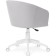 Computer chair thibault plastic/velor, white/gray 60x60x81 cm