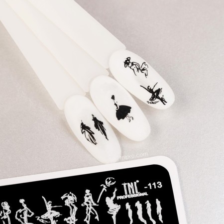 TNL Premium stamping plate "Stranger silhouette"-2