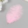 Decorative ostrich pen "Warm pink" h = 15-20 cm