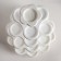 Casket stand stand, 5 tiers, white color
