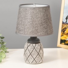 Assanti table lamp E14 40W gray 16.5x16.5x26 cm Risalux