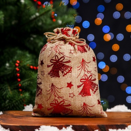 Gift bag from the canvas "Bell", 13 x 18 cm