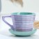 Tea couple "Nostalgia No. 2" 0.2l / 9x7cm + saucer 9cm, lavender