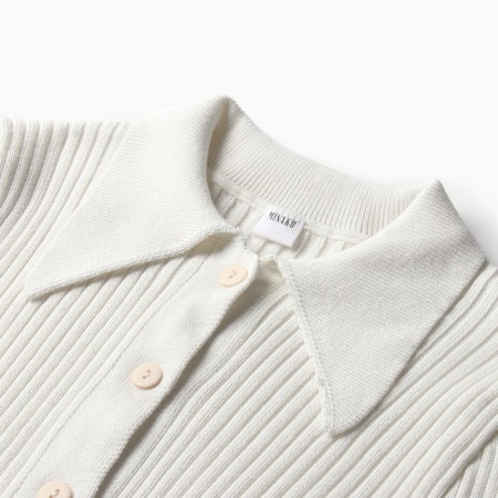 Jumper Women's Minaku: Knitwear Collection Color White, size 42-44-7