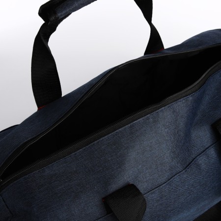 Sports bag with lightning, long belt, blue color-2