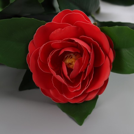 Artificial Camellia Flowers 85 cm, red-1