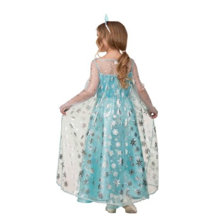 Elsa carnival costume, satin, dress, crown, p. 34, height 134 cm-2